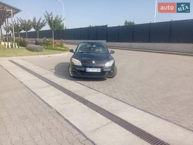 Рено Меган 2009 у Луцьку на Automoto.ua Чорний Рено Меган, об'ємом двигуна 1.46 л та пробігом 257 тис. км за 5600 $, фото 1 на Automoto.ua
