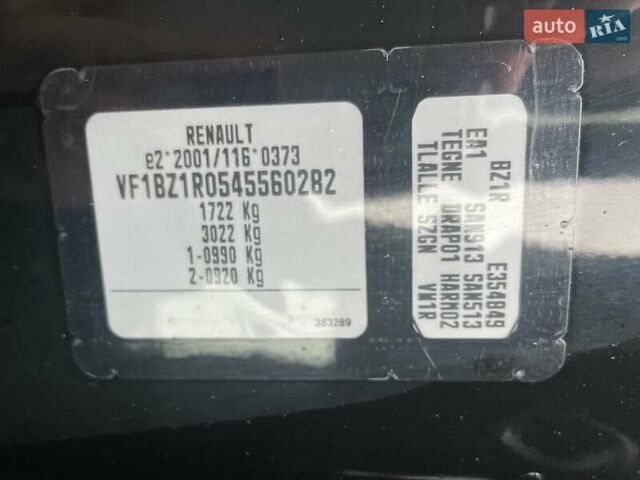 Черный Рено Меган, объемом двигателя 1.6 л и пробегом 108 тыс. км за 8000 $, фото 6 на Automoto.ua