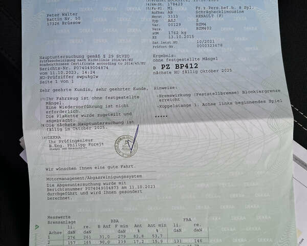 Черный Рено Меган, объемом двигателя 1.6 л и пробегом 205 тыс. км за 9250 $, фото 82 на Automoto.ua