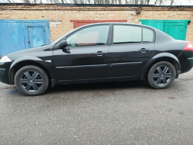 Черный Рено Меган, объемом двигателя 1.6 л и пробегом 280 тыс. км за 3900 $, фото 1 на Automoto.ua