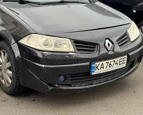 Черный Рено Меган, объемом двигателя 1.6 л и пробегом 241 тыс. км за 4300 $, фото 5 на Automoto.ua