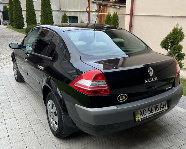 Черный Рено Меган, объемом двигателя 1.6 л и пробегом 158 тыс. км за 4250 $, фото 10 на Automoto.ua