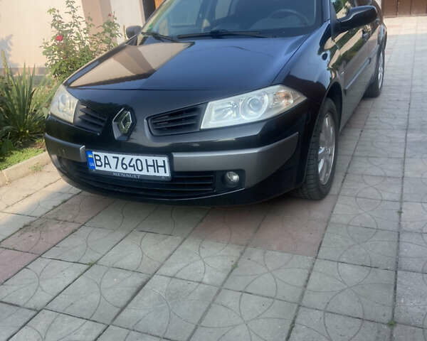 Черный Рено Меган, объемом двигателя 1.6 л и пробегом 244 тыс. км за 5200 $, фото 1 на Automoto.ua