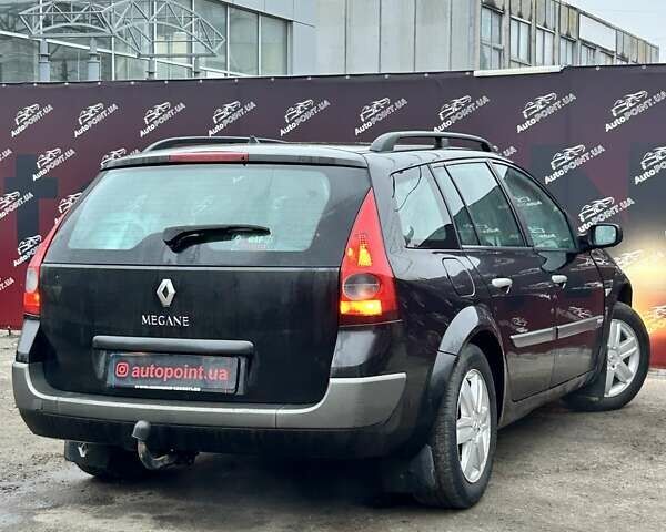 Черный Рено Меган, объемом двигателя 1.6 л и пробегом 275 тыс. км за 4700 $, фото 6 на Automoto.ua