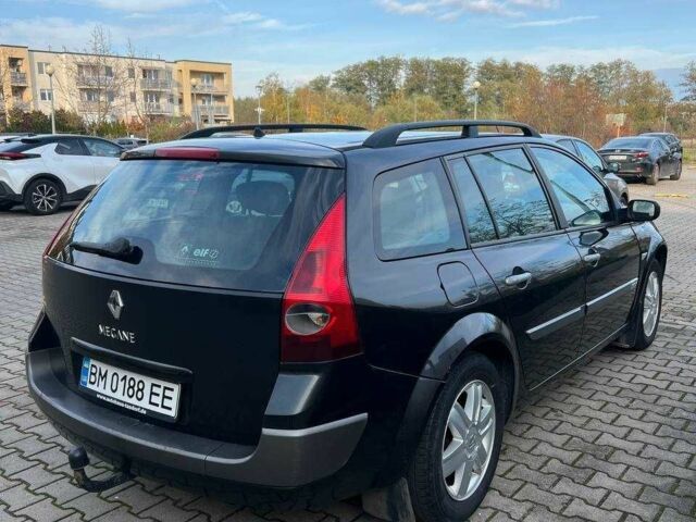 Черный Рено Меган, объемом двигателя 1.6 л и пробегом 275 тыс. км за 4600 $, фото 5 на Automoto.ua