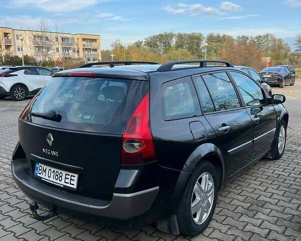 Черный Рено Меган, объемом двигателя 1.6 л и пробегом 275 тыс. км за 4600 $, фото 5 на Automoto.ua