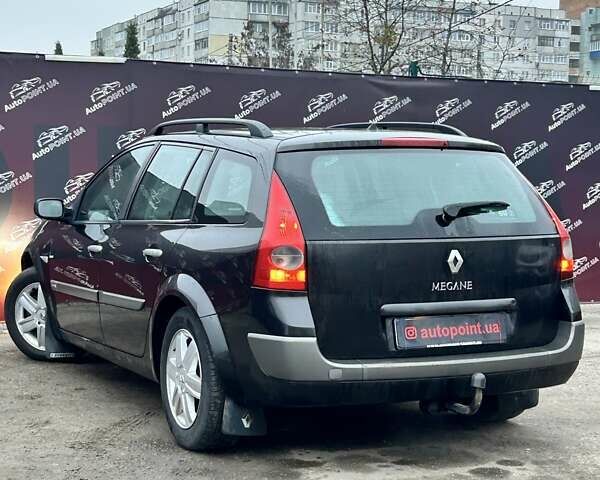 Черный Рено Меган, объемом двигателя 1.6 л и пробегом 275 тыс. км за 4700 $, фото 7 на Automoto.ua