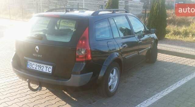 Черный Рено Меган, объемом двигателя 1.9 л и пробегом 420 тыс. км за 4200 $, фото 3 на Automoto.ua