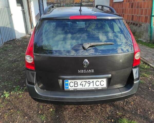 Черный Рено Меган, объемом двигателя 1.6 л и пробегом 218 тыс. км за 4200 $, фото 5 на Automoto.ua