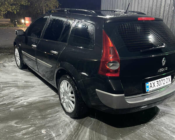 Черный Рено Меган, объемом двигателя 2 л и пробегом 225 тыс. км за 5200 $, фото 1 на Automoto.ua