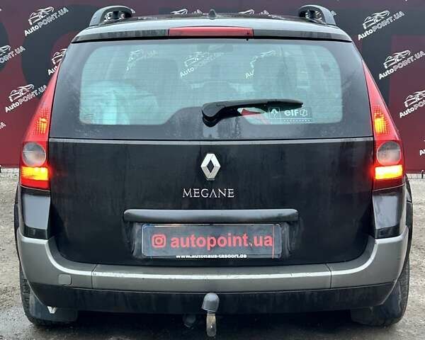 Черный Рено Меган, объемом двигателя 1.6 л и пробегом 275 тыс. км за 4700 $, фото 8 на Automoto.ua