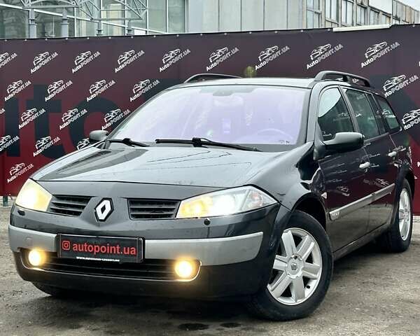 Черный Рено Меган, объемом двигателя 1.6 л и пробегом 275 тыс. км за 4700 $, фото 2 на Automoto.ua