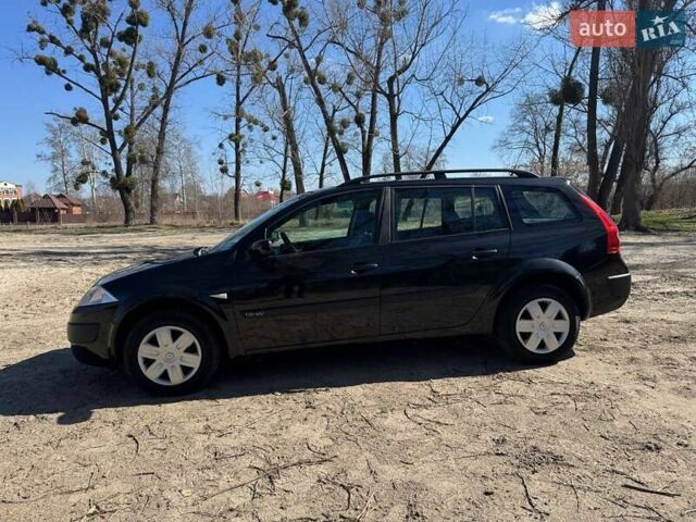 Черный Рено Меган, объемом двигателя 1.6 л и пробегом 168 тыс. км за 4950 $, фото 12 на Automoto.ua