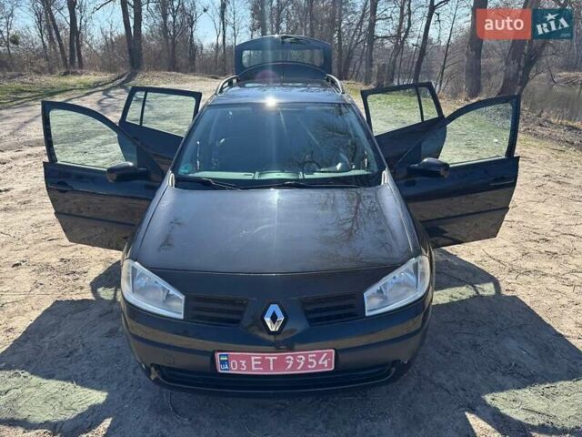 Черный Рено Меган, объемом двигателя 1.6 л и пробегом 168 тыс. км за 4950 $, фото 68 на Automoto.ua