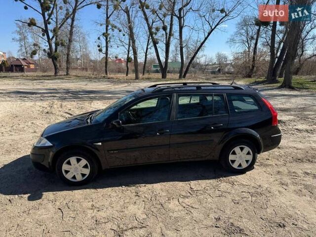 Черный Рено Меган, объемом двигателя 1.6 л и пробегом 168 тыс. км за 4950 $, фото 14 на Automoto.ua