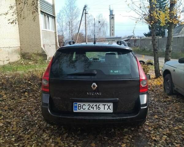 Черный Рено Меган, объемом двигателя 1.6 л и пробегом 283 тыс. км за 4700 $, фото 6 на Automoto.ua