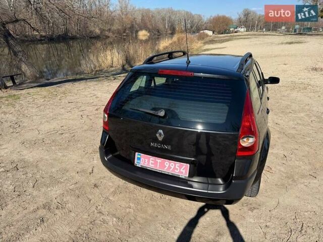 Черный Рено Меган, объемом двигателя 1.6 л и пробегом 168 тыс. км за 4950 $, фото 25 на Automoto.ua