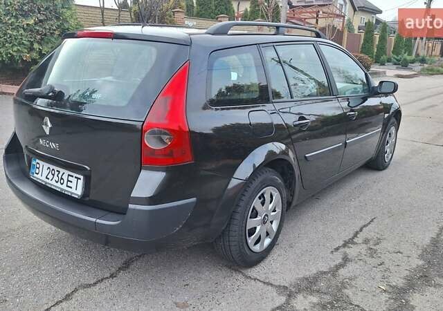 Черный Рено Меган, объемом двигателя 1.6 л и пробегом 230 тыс. км за 4950 $, фото 3 на Automoto.ua