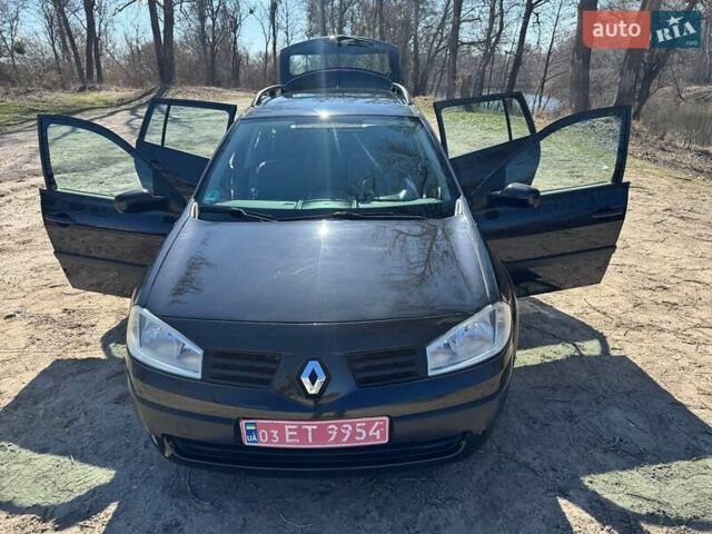 Черный Рено Меган, объемом двигателя 1.6 л и пробегом 168 тыс. км за 4950 $, фото 92 на Automoto.ua