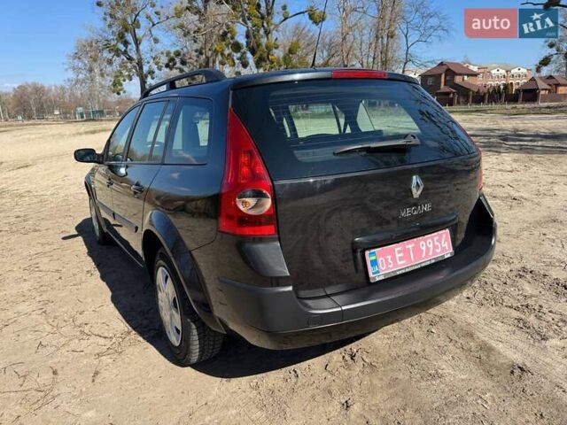 Черный Рено Меган, объемом двигателя 1.6 л и пробегом 168 тыс. км за 4950 $, фото 15 на Automoto.ua