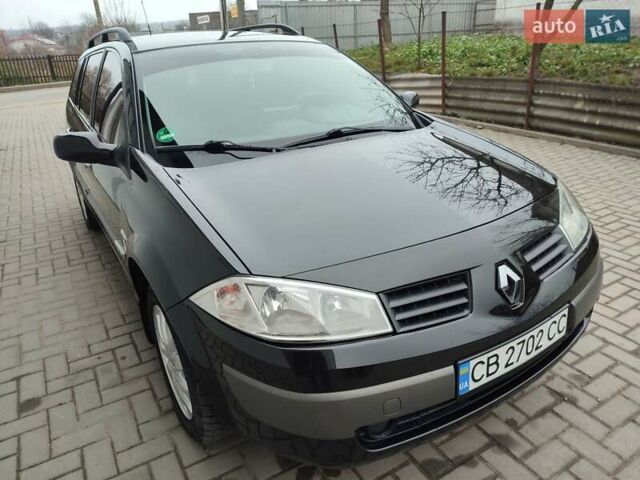 Черный Рено Меган, объемом двигателя 1.6 л и пробегом 206 тыс. км за 6300 $, фото 1 на Automoto.ua