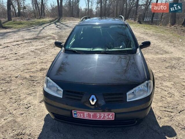 Черный Рено Меган, объемом двигателя 1.6 л и пробегом 168 тыс. км за 4950 $, фото 4 на Automoto.ua