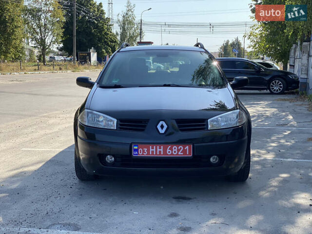 Черный Рено Меган, объемом двигателя 1.6 л и пробегом 230 тыс. км за 4599 $, фото 4 на Automoto.ua
