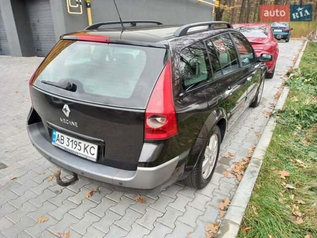 Черный Рено Меган, объемом двигателя 2 л и пробегом 280 тыс. км за 4300 $, фото 13 на Automoto.ua