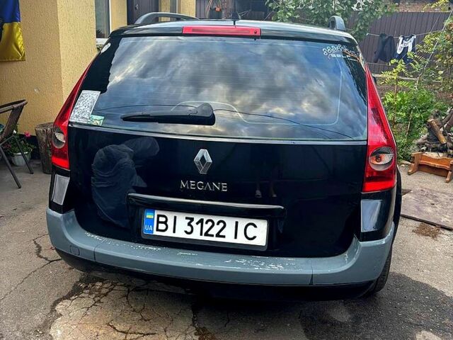 Черный Рено Меган, объемом двигателя 1.6 л и пробегом 251 тыс. км за 4500 $, фото 1 на Automoto.ua