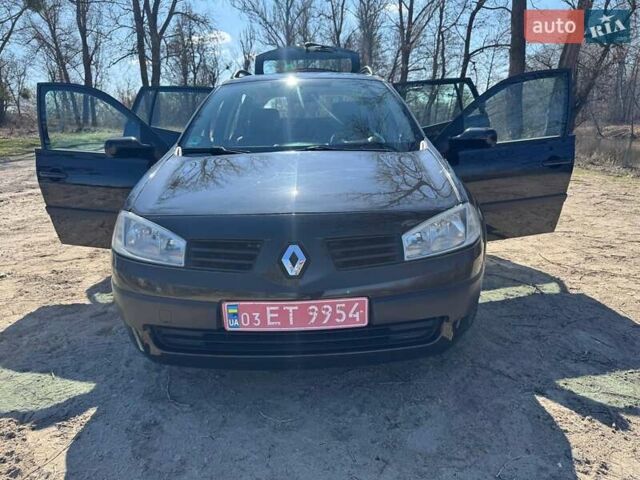 Черный Рено Меган, объемом двигателя 1.6 л и пробегом 168 тыс. км за 4950 $, фото 90 на Automoto.ua