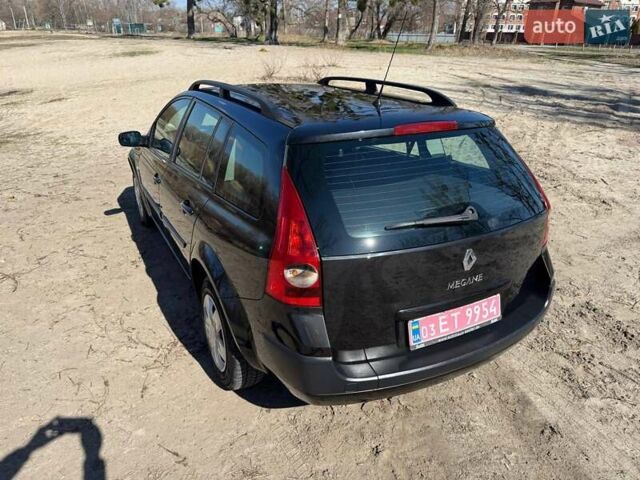 Черный Рено Меган, объемом двигателя 1.6 л и пробегом 168 тыс. км за 4950 $, фото 16 на Automoto.ua