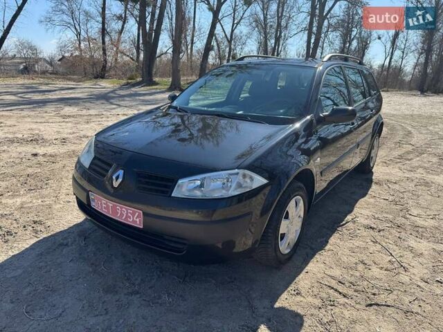 Черный Рено Меган, объемом двигателя 1.6 л и пробегом 168 тыс. км за 4950 $, фото 8 на Automoto.ua