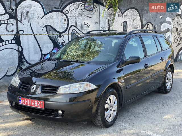 Черный Рено Меган, объемом двигателя 1.6 л и пробегом 230 тыс. км за 4599 $, фото 1 на Automoto.ua