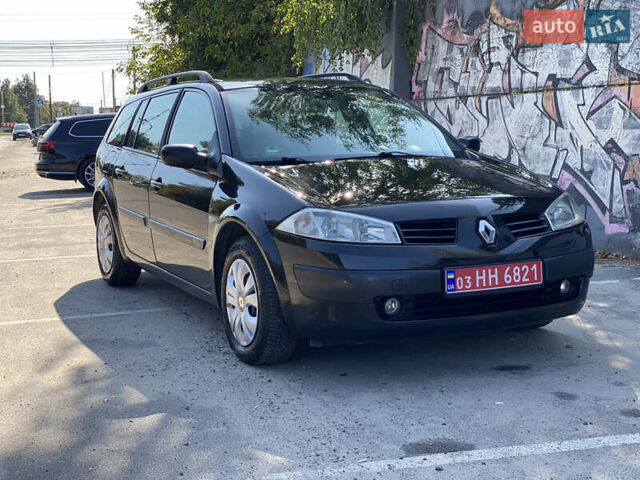 Черный Рено Меган, объемом двигателя 1.6 л и пробегом 230 тыс. км за 4599 $, фото 5 на Automoto.ua