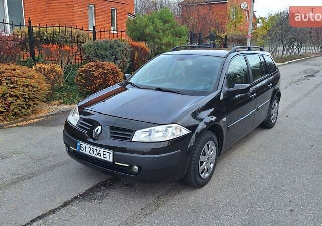 Черный Рено Меган, объемом двигателя 1.6 л и пробегом 230 тыс. км за 4950 $, фото 1 на Automoto.ua