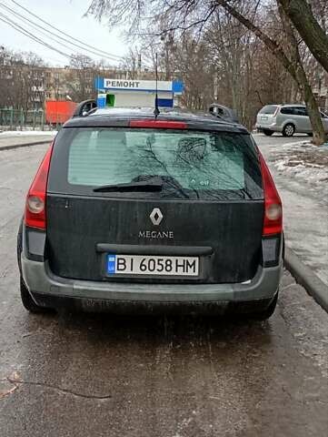 Черный Рено Меган, объемом двигателя 1.6 л и пробегом 189 тыс. км за 5100 $, фото 3 на Automoto.ua