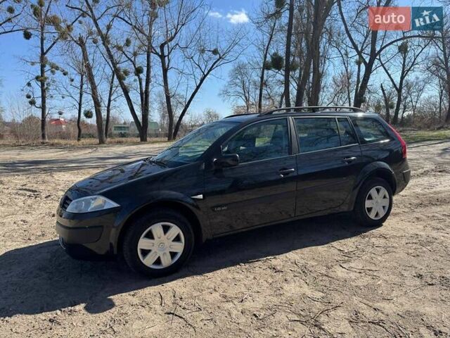 Черный Рено Меган, объемом двигателя 1.6 л и пробегом 168 тыс. км за 4950 $, фото 10 на Automoto.ua