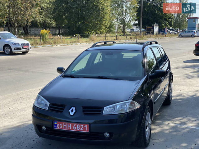 Черный Рено Меган, объемом двигателя 1.6 л и пробегом 230 тыс. км за 4599 $, фото 3 на Automoto.ua