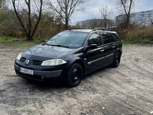 Рено Меган 2004 у Сумах на Automoto.ua Чорний Рено Меган, об'ємом двигуна 1.9 л та пробігом 200 тис. км за 3200 $, фото 1 на Automoto.ua