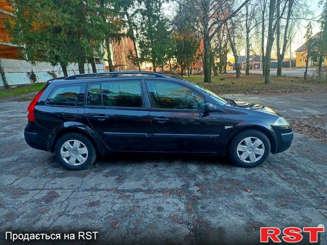 Черный Рено Меган, объемом двигателя 1.4 л и пробегом 216 тыс. км за 5000 $, фото 2 на Automoto.ua