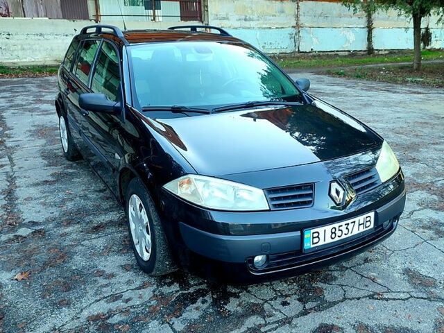 Черный Рено Меган, объемом двигателя 1.4 л и пробегом 216 тыс. км за 5000 $, фото 1 на Automoto.ua