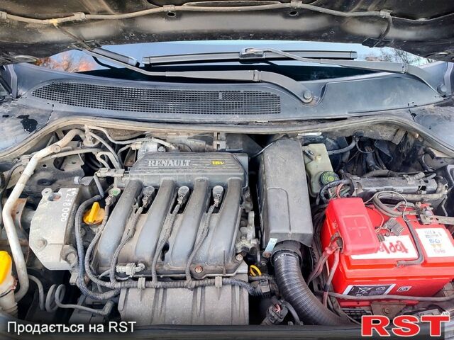 Черный Рено Меган, объемом двигателя 1.4 л и пробегом 216 тыс. км за 5000 $, фото 13 на Automoto.ua