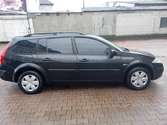 Черный Рено Меган, объемом двигателя 1.6 л и пробегом 254 тыс. км за 3700 $, фото 1 на Automoto.ua