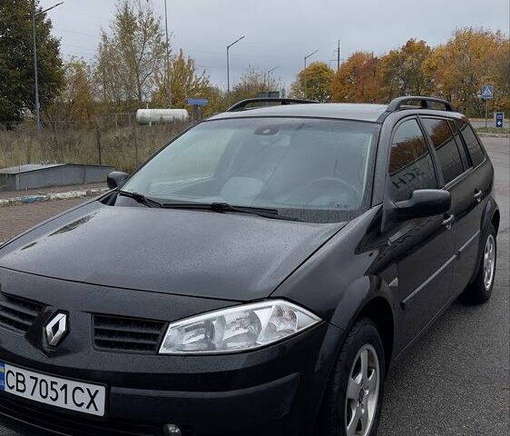 Черный Рено Меган, объемом двигателя 1.4 л и пробегом 206 тыс. км за 4200 $, фото 1 на Automoto.ua
