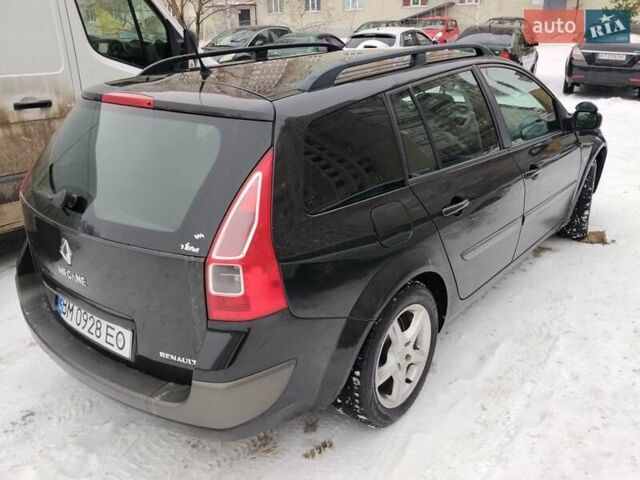 Черный Рено Меган, объемом двигателя 1.6 л и пробегом 192 тыс. км за 4555 $, фото 2 на Automoto.ua