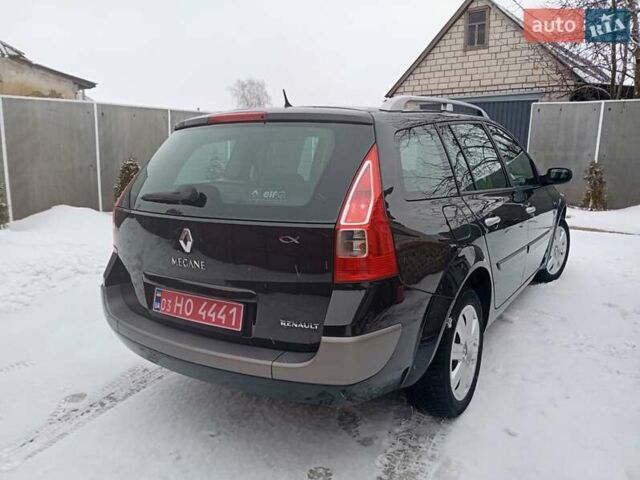 Черный Рено Меган, объемом двигателя 1.6 л и пробегом 217 тыс. км за 5700 $, фото 6 на Automoto.ua