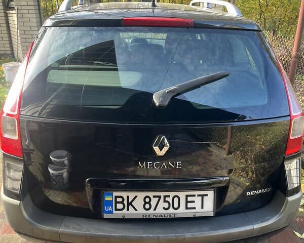 Черный Рено Меган, объемом двигателя 1.6 л и пробегом 264 тыс. км за 3700 $, фото 2 на Automoto.ua