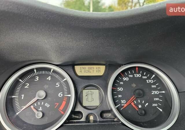 Черный Рено Меган, объемом двигателя 1.6 л и пробегом 199 тыс. км за 4850 $, фото 13 на Automoto.ua