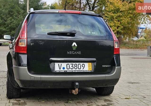 Черный Рено Меган, объемом двигателя 1.6 л и пробегом 199 тыс. км за 4850 $, фото 7 на Automoto.ua