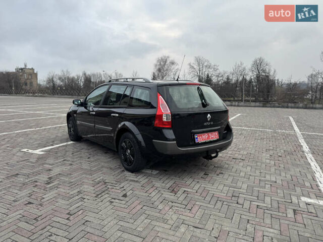 Черный Рено Меган, объемом двигателя 1.6 л и пробегом 160 тыс. км за 5850 $, фото 6 на Automoto.ua
